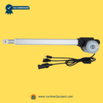 KAIDI KDYJT013-74 recliner linear actuator rear motor housing view with wiring harness and connectors power lift chair actuator replacement motion furniture Number2project