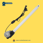 KAIDI KDYJT013 recliner linear actuator angled gear motor view with extension shaft and wiring connectors power lift chair motion furniture replacement actuator Number2project