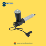 KAIDI KDYJT018-166 linear actuator motor angled rear motor view for power recliner lift chair motion furniture actuator replacement with connector cable Number2project