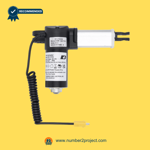 KAIDI KDYJT018-195 linear actuator motor for power recliner lift chair motion furniture actuator replacement with coiled power cable Number2project