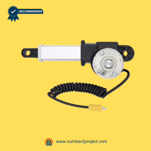 KAIDI KDYJT018-195 linear actuator motor rear motor view for power recliner lift chair motion furniture actuator replacement with coiled cable Number2project