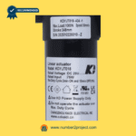 KAIDI KDYJT018-434-1 linear actuator label showing 29V DC 1000N load and 348mm stroke recliner lift chair actuator identification sticker Number2project