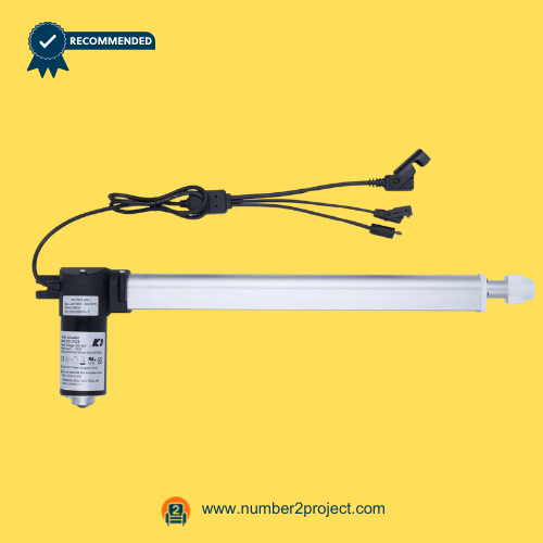 KAIDI KDYJT018-434-1 linear actuator motor for power recliner lift chair motion furniture actuator with dual cable harness and 2-pin connectors replacement actuator Number2project