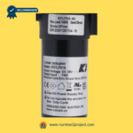 KAIDI KDYJT018-464 linear actuator specification label showing 29V DC rating 1000N load recliner lift chair actuator identification sticker Number2project