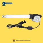 KAIDI KDYJT018-470 recliner linear actuator rear view showing motor gearbox housing and 2-pin connectors lift chair motion furniture replacement actuator Number2project