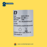 KAIDI KDYJT018 linear actuator motor label showing 29V DC 76W specifications recliner lift chair actuator identification sticker Number2project