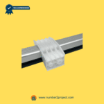 linear actuator mounting block bracket close up attached to recliner lift chair extension tube plastic guide support motion furniture replacement part Number2project