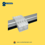 linear actuator plastic guide mounting block close up attached to recliner lift chair extension rail stabilizer support motion furniture replacement part Number2project