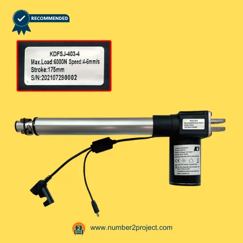 Kaidi KDFSJ-403-4 linear actuator motor for power recliner lift chair replacement actuator with cable and mounting clevis motion furniture drive Number2project