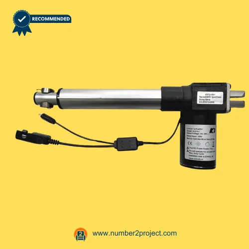 Kaidi KDFSJ-435-1 linear actuator motor for power recliner lift chair with extension tube and connector harness close up motion furniture actuator replacement Number2project