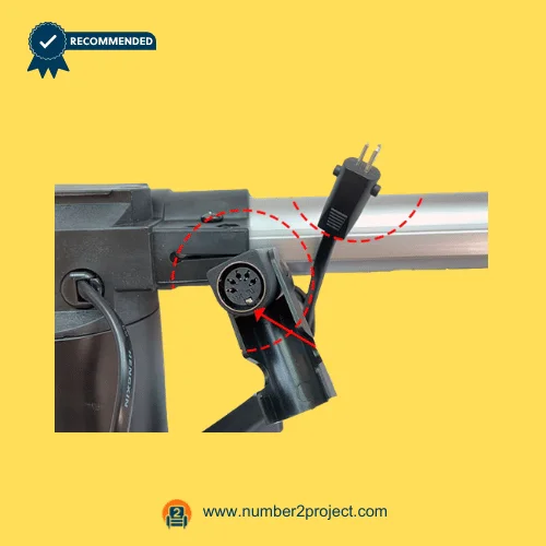 Kaidi KDFSJ linear actuator 5 pin connector orientation and cable plug installation for power recliner lift chair actuator connection Number2project