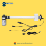 power recliner linear actuator motor with wiring harness and extension cables lift chair motion furniture actuator drive shaft close up Number2project
