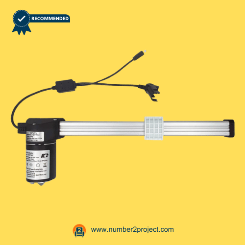 Kaidi KDPT007-74 N Linear Actuator Motor for Power Recliner – Front View Kaidi KDPT007-74 N linear actuator motor for power recliner lift chair 2 pin connection motion furniture actuator drive motor close up Number2project