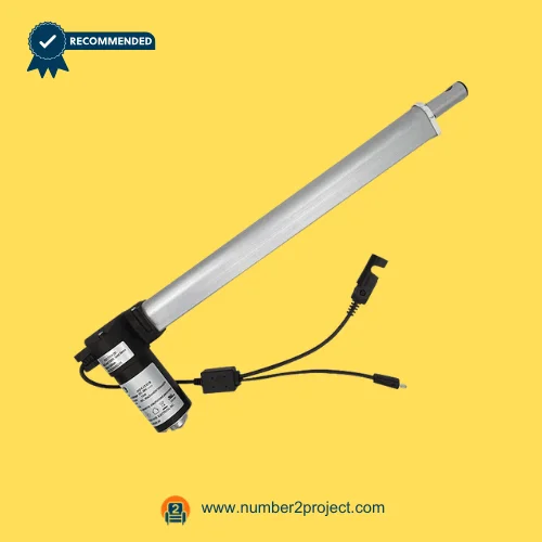 Kaidi KDYJT018-281 linear actuator motor for power recliner lift chair with extension tube and control connector close up motion furniture actuator replacement Number2project