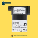 Kaidi KDYJT018 linear actuator motor label close up showing specifications DC 29V recliner lift chair actuator identification sticker motion furniture replacement part Number2project