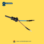 linear actuator wire lead close up with ring terminal and spade connector recliner lift chair motor wiring repair motion furniture replacement part Number2project