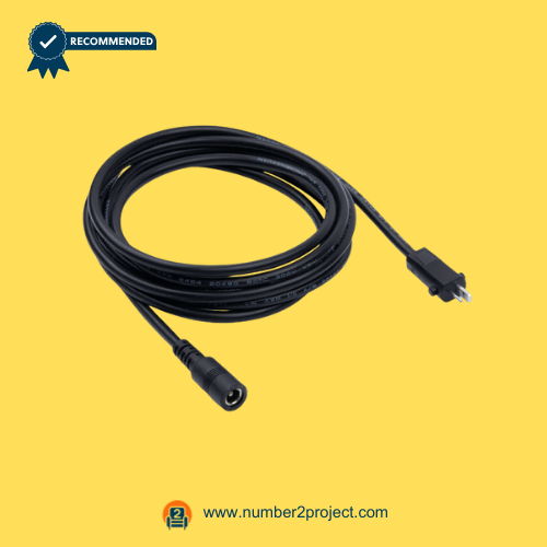 male 2 pin to female barrel 5.5x2.5mm recliner power conversion cable COR 90 02 compatible lift chair adapter wiring Number2project