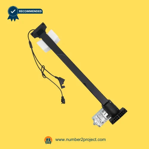 OKIN JLDQ.18.134.329D04 Linear Actuator for ReclinerLift Chair – Angled Full View OKIN JLDQ.18.134.329D04 linear actuator for recliner lift chair with extended drive tube and dual cable connectors motion furniture replacement part Number2project