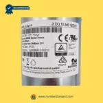 OKIN JLDQ.19.345.180D01 recliner lift chair linear actuator motor label showing 24-29V DC 100W electrical ratings and certifications close up Number2project