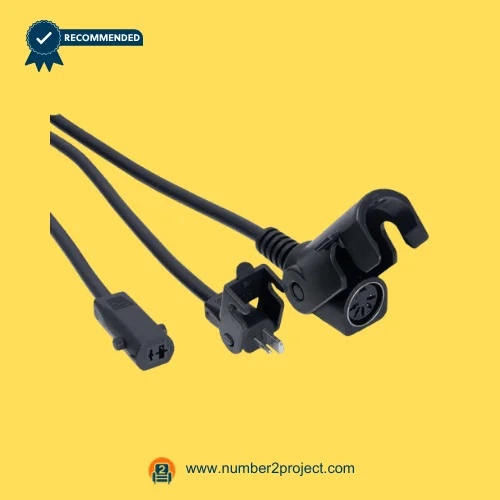 OKIN JLDQ.19.371.188Z01 linear actuator wiring harness with 5 pin connector and control plugs for power recliner lift chair connection Number2project