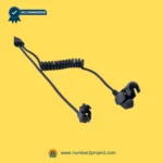 OKIN JLDQ.19.372.195D02 linear actuator 5 pin connector socket coiled cable and mounting clevis end for power recliner lift chair installation Number2project