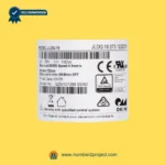 OKIN JLDQ.19.373.122Z01 linear actuator label close up showing 24-29V 100W 4.5mm/s 6000N specification Number2project