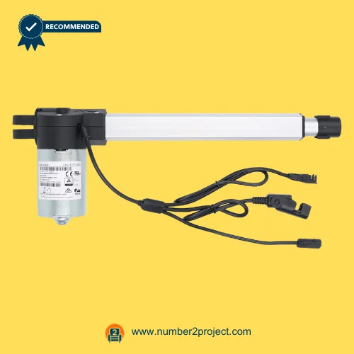 OKIN JLDQ.19.373.122Z01 linear actuator for recliner lift chair with motor housing and multi-connector wiring harness Number2project