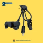 power recliner actuator wiring harness with multi pin connectors and 2 pin power plug motion furniture cable assembly for lift chair close up Number2project