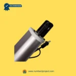 power recliner lift chair linear actuator mounting clevis bracket and extension tube close up with connector cable motion furniture actuator replacement part Number2project