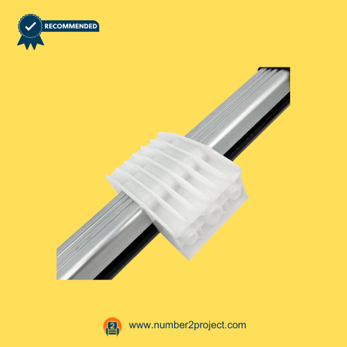 power recliner actuator sliding carriage block guide rail support piece lift chair linear actuator plastic drive carriage close up Number2project