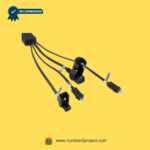 power recliner multi port wiring harness splitter cable with hand control holders and connectors lift chair control wiring close up Number2project