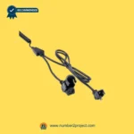 coiled 2-pin to 5-pin recliner adapter cable with inline connector black motion furniture wiring harness Number2project