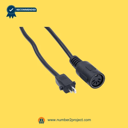 round multi pin motor connector cable with 2 pin power plug for recliner linear actuator lift chair motion furniture wiring close up Number2project