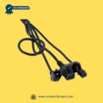 recliner actuator multi connector cable assembly with round motor connector control plug and 2 pin power connector lift chair motion furniture close up Number2project