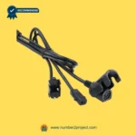 recliner actuator cable harness with round motor connector control plug and 2 pin power connector lift chair motion furniture wiring close up Number2project