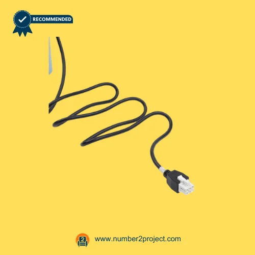 white 2-pin extension cable for recliner linear actuator low voltage DC connector motion furniture wiring Number2project