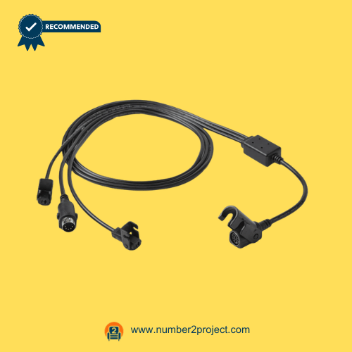 Recliner Wire Harness 8-Pin Female to 5-Pin Male with Dual 2-Pin Female Splitters – Front View recliner wire harness 8 pin female to 5 pin male with dual 2 pin female splitters power recliner lift chair actuator control box wiring motion furniture replacement cable Number2project