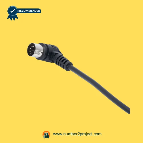 5-pin DIN connector cable plug for recliner actuator lift chair control system wiring Number2project