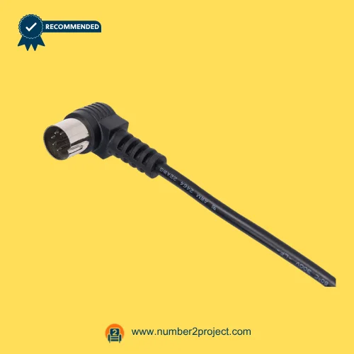 5 pin right angle recliner actuator connector cable round DIN plug for lift chair motor wiring close up motion furniture Number2project