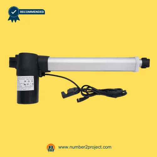 Aoli Smart R811A12402206 LET1002 Linear Actuator – Recliner Lift Chair Motor Side View Aoli Smart R811A12402206 LET1002 linear actuator recliner lift chair motor with multi cable connectors motion furniture actuator Number2project