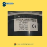 close up label showing model CHB R1ULBL 02 on Raffel Systems power recliner cup holder control replacement part