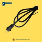 CHENDI ST01-29-375.195-6 linear actuator power cable 2 pin plug recliner lift chair motor wiring close up Number2project