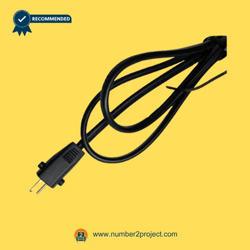 CHENDI ST01-29-375.195-6 linear actuator power cable 2 pin plug recliner lift chair motor wiring close up Number2project