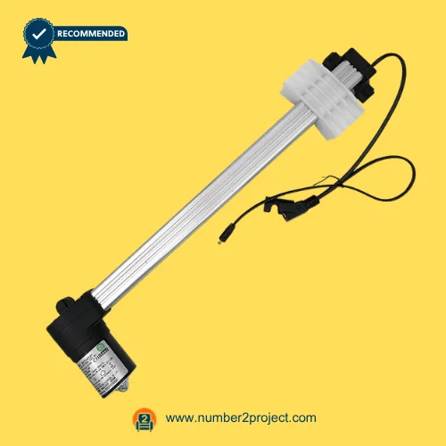 cn doer dl-dt1006-085-01 linear actuator motor angled view recliner lift chair actuator with cable connectors motion furniture replacement number2project