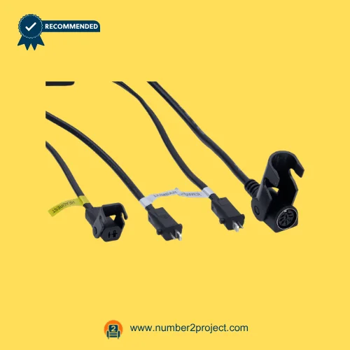 CNDOER DL-DT1006-086 actuator motor multi cable connectors with round multi pin socket and multiple inline plugs close up recliner lift chair wiring component Number2project