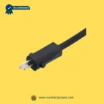 CNDOER DL-DT2001-32-004-B actuator motor two pin power plug close up recliner lift chair electrical connector cable end Number2project