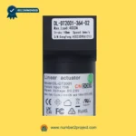 CNDOER DL-DT2001-364-02 linear actuator motor label showing specifications 4000N load 148mm stroke 6mm per second speed DC 29V close up recliner actuator details Number2project