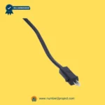 CNDOER DL-DT2001-364-02 actuator motor two pin power plug close up recliner lift chair electrical connector cable end Number2project