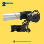 CNDOER DL-DT2001 linear actuator motor cable with round multi pin connector and power plug close up recliner lift chair wiring connection Number2project