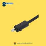 CNDOER DL-DT2001 actuator motor two pin power plug close up recliner lift chair electrical connector cable end Number2project